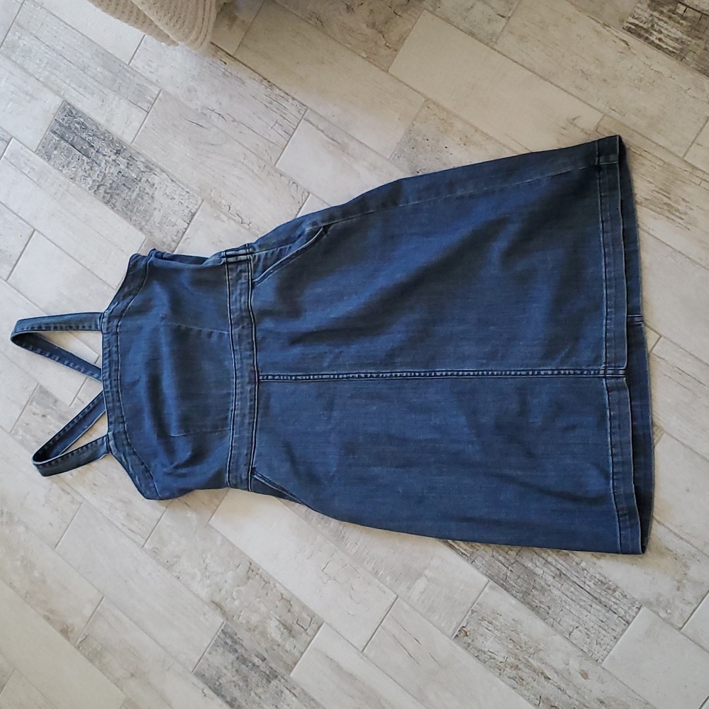 Universal Thread Women's Denim Jumper Dress Size 4 Dark Wash